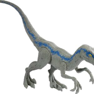 Mattel Jurassic World Toys Large Basic Velociraptor Blue