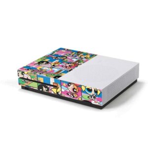 skinit decal gaming skin compatible with xbox one s console - officially licensed warner bros powerpuff girls patches design