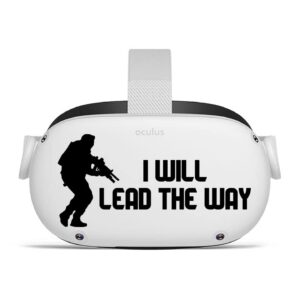 I will lead the way - RuckUp Soldier Series Decals - Oculus Quest 2 - Decals - Black