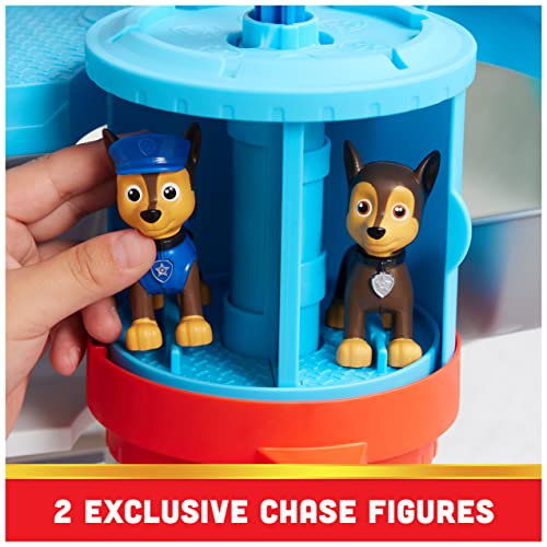 PAW Patrol Lookout Tower Playset with Toy Car Launcher, 2 Chase Action Figures, Chase’s Police Cruiser and Accessories, Kids Toys for Ages 3 and up