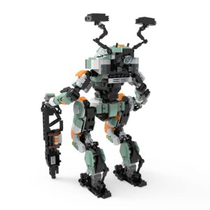 7274 Vanguard Class Mecha Building Model Kit,Titan Game Mecha Robot Action Figures Building Block Toy, an Striking Collectible Toy That Makes a Great Christmas Birthday Present (1057 Pcs)