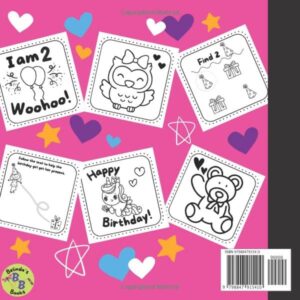 Birthday Girl: I am 2: Happy Birthday Coloring and Activity Book (Happy Birthday Coloring and Activity Books for Kids)