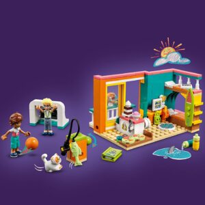 Lego Friends Leo's Room 41754, Baking Themed Bedroom Playset, Collectible Toy for Girls and Boys with Olly Mini-Doll, Accessories & Pet