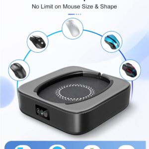 meatanty 100% Undetectable USB Mouse Jiggler with Timer and Physical Mouse Mover Moves Mouse Randomly, Automatic Mouse Mover with ON/Off Button and Display, Driver-Free, Plug-and-Play Keeps PC Awake