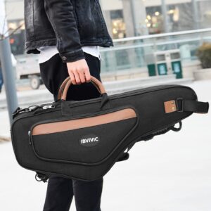 IBVIVIC 15MM Padded Alto Saxophone Case Bag for Alto Saxophone