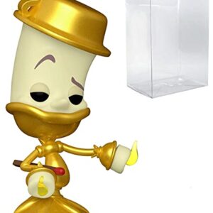 POP Disney: Beauty and The Beast - Lumiere Funko Vinyl Figure (Bundled with Compatible Box Protector Case), Multicolor, 3.75 inches