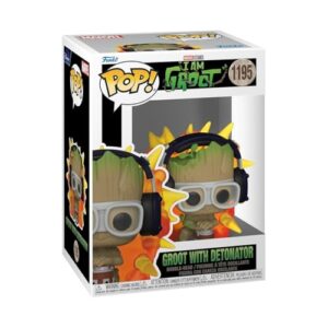 funko pop! marvel: i am groot, groot with detonator