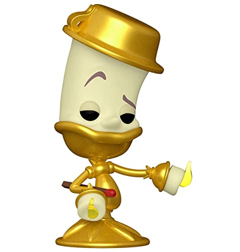 POP Disney: Beauty and The Beast - Lumiere Funko Vinyl Figure (Bundled with Compatible Box Protector Case), Multicolor, 3.75 inches