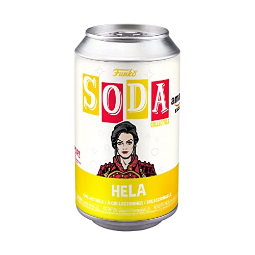 Funko Vinyl Soda: Marvel - What If…?, Hela with Chase, Amazon Exclusive (Styles May Vary)