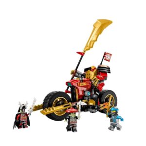 LEGO NINJAGO Kai’s Mech Rider EVO 71783, Upgradable Ninja Motorbike Toy, Mech Action Figure and 2 Bone Warrior Minifigures, Collectible Toys for Kids 7 Plus Years Old