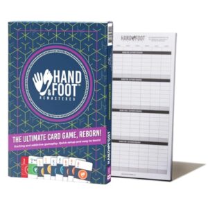 hand & foot remastered 8 player edition + optional scorepad