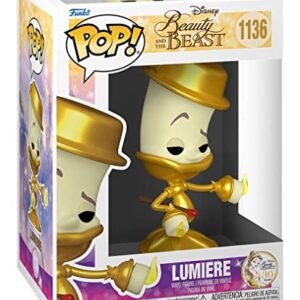 POP Disney: Beauty and The Beast - Lumiere Funko Vinyl Figure (Bundled with Compatible Box Protector Case), Multicolor, 3.75 inches