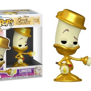 POP Disney: Beauty and The Beast - Lumiere Funko Vinyl Figure (Bundled with Compatible Box Protector Case), Multicolor, 3.75 inches