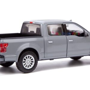 Motormax All Star Toys Exclusive 2019 Ford F-150 Limited Crew Cab Pickup Truck Abyss Gray 1/24 Diecast Model Car 79364 Grey