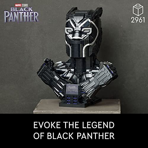 LEGO Marvel Black Panther, King T’Challa Model Building Kit, 76215 Collectible Wakanda Forever Memorabilia, Super Hero Set for Adults and Teens, Avengers Infinity Saga