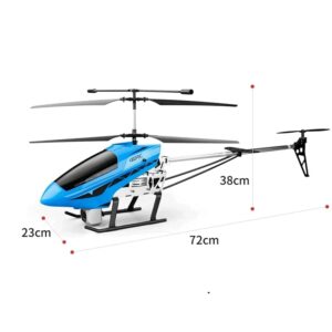 JISHUBO 2.4Ghz Electric Rc Aircraft 72cm Large Remote Control Helicopter with Camera Alloy Fall Resistant RC Airplane for Beginners Kids Adults Toy Gifts