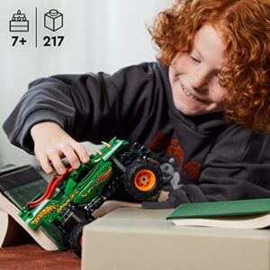 LEGO Technic Monster Jam Dragon Monster Truck Toy for Boys and Girls, 2in1 Racing Pull Back Car Toys for Off Road Stunts, Kids Birthday Gift Idea, Great Activity for Kids, 42149