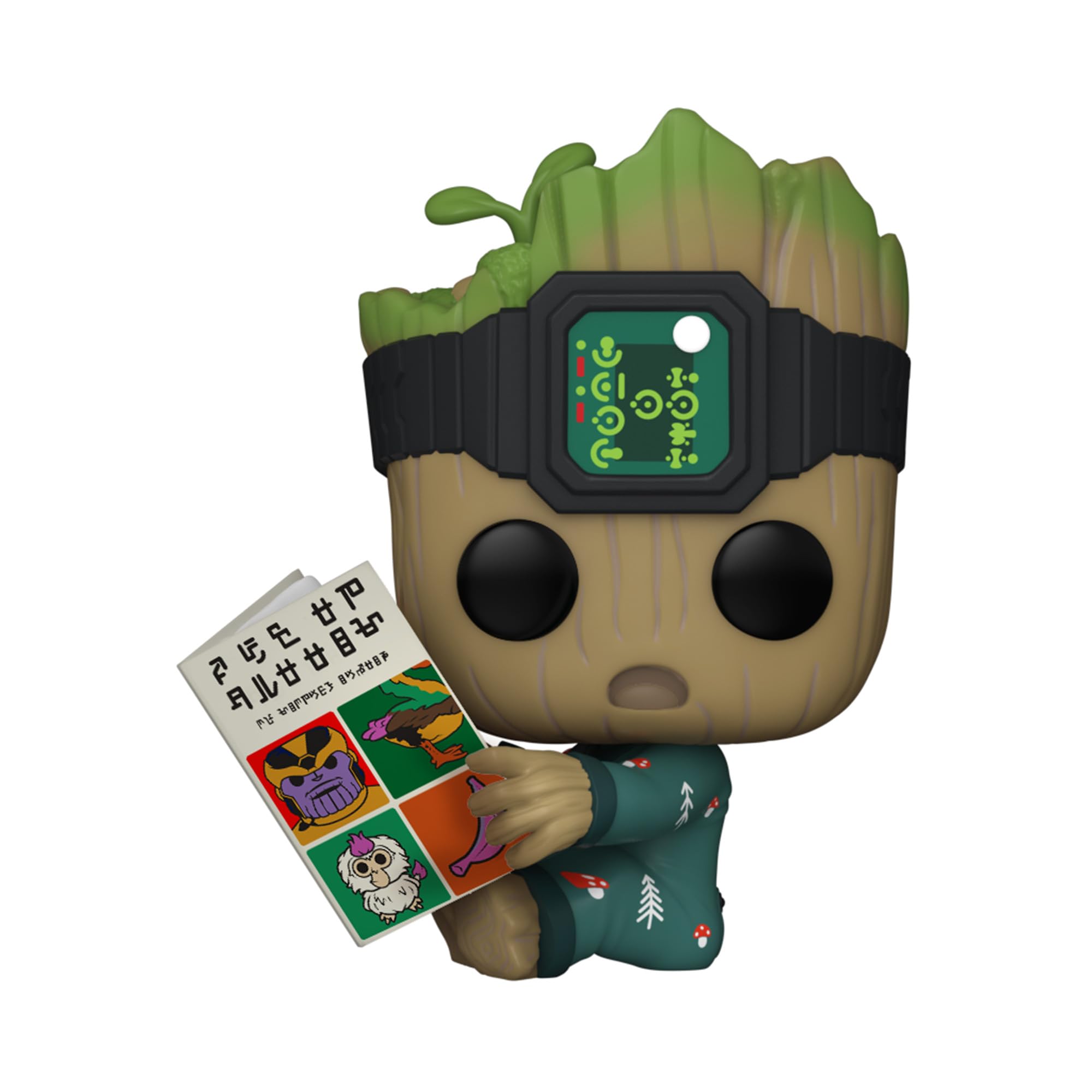 Funko Pop! Marvel: I Am Groot, Groot in Onesie with Book