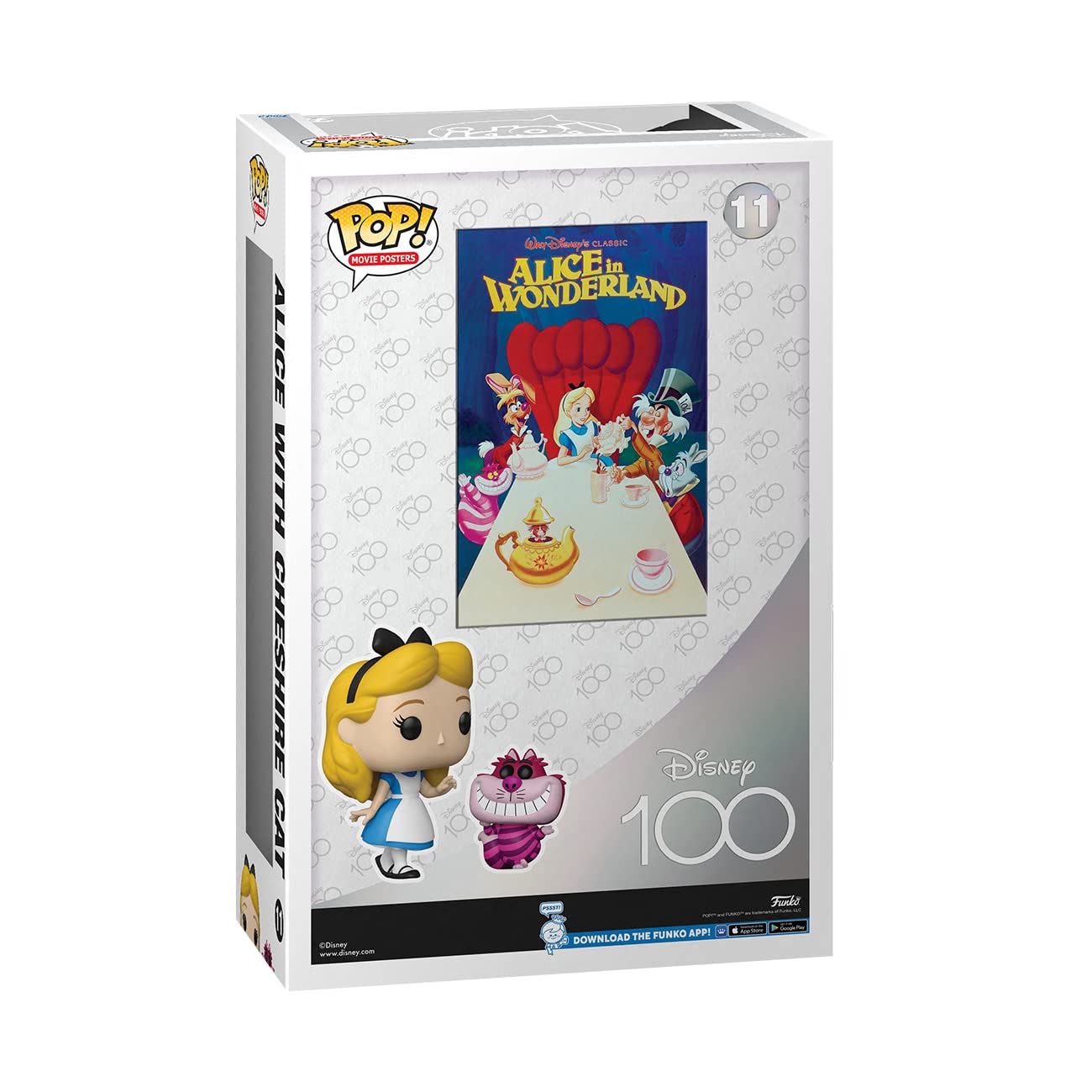 Funko Pop! Movie Poster: Disney 100 - Alice in Wonderland, Alice with Cheshire Cat