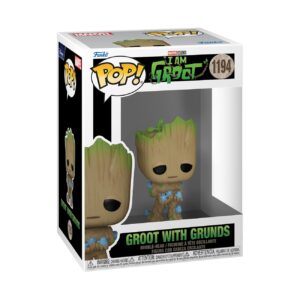 Funko Pop! Marvel: I Am Groot, Groot with Grunds