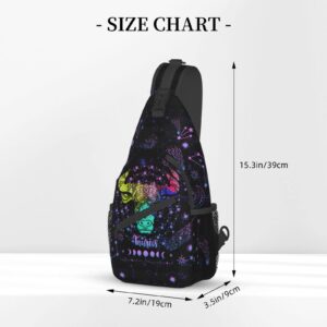 Taurus Constellation Sling Bag Chest Bag Zodiac Sign Crossbody Bags For Men Women