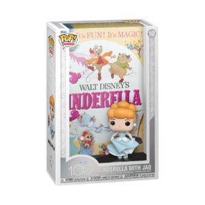 Funko Pop! Movie Poster: Disney 100 - Cinderella, Cinderella with Jaq