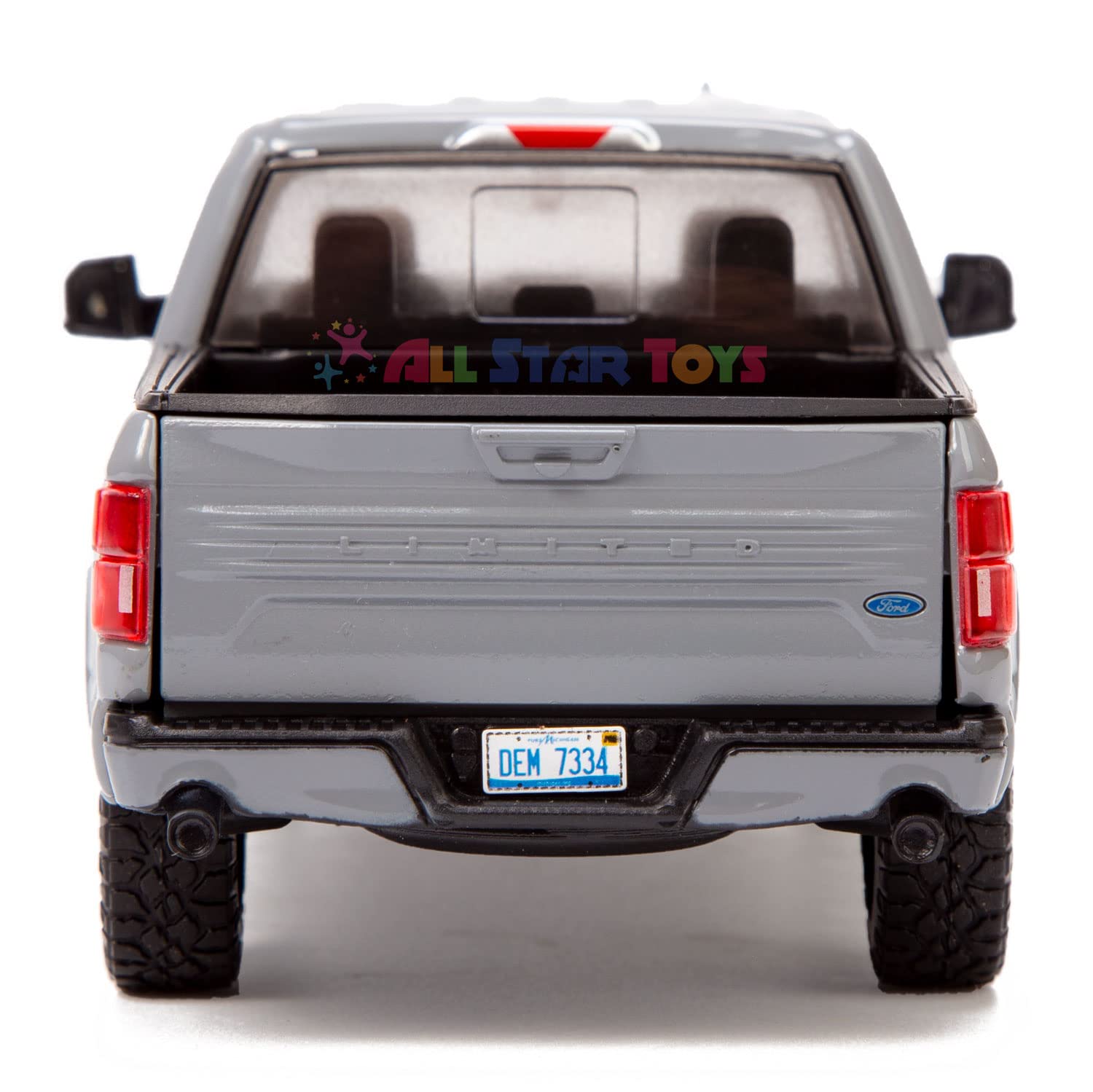 Motormax All Star Toys Exclusive 2019 Ford F-150 Limited Crew Cab Pickup Truck Abyss Gray 1/24 Diecast Model Car 79364 Grey