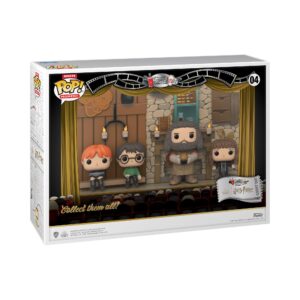 Funko Pop! Moments Deluxe: Harry Potter - Hagrid's Hut, Ron, Harry, Hagrid, Hermione