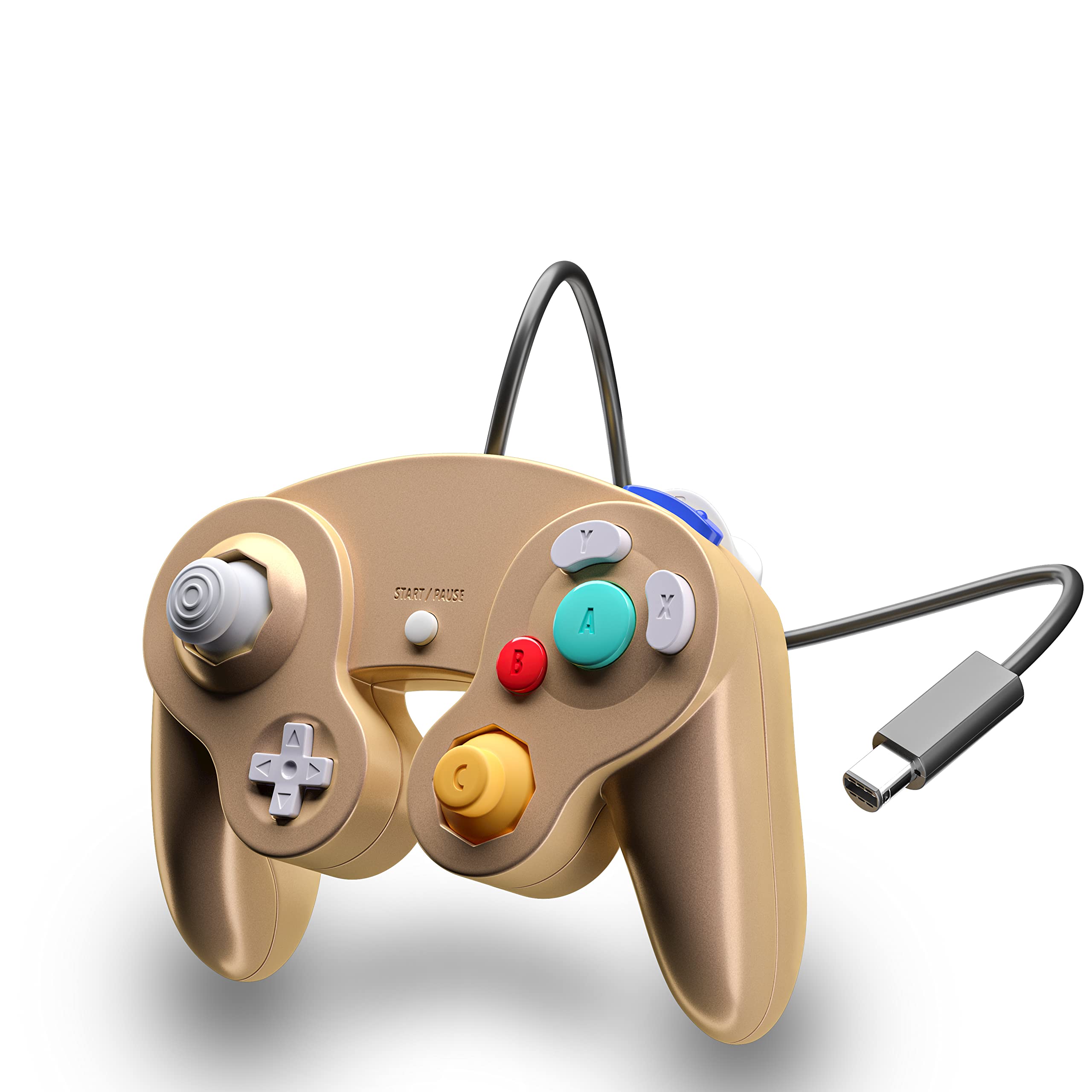 XYAB Ultimate NGC Joystick Controller for Nintendo GameCube - Gold