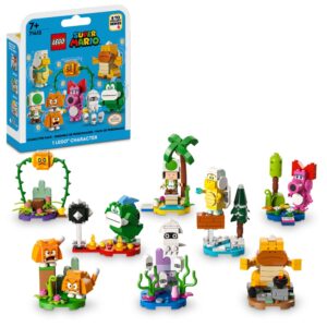 lego super mario character packs – series 6 71413, collectible mystery toy figures for kids, combine with starter course playset for extra play