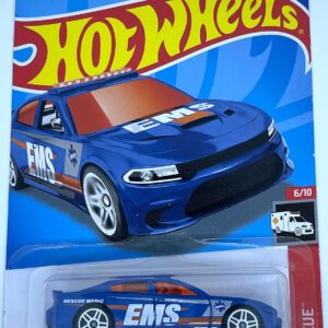 Hot Wheels 2022 - '15 Dodge Charger SRT - EMS HW Rescue 6/10 [Blue] 206/250