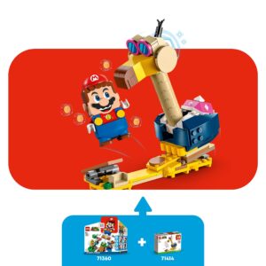 LEGO Super Mario Conkdor's Noggin Bopper Expansion Set 71414, Buildable Toy to Combine with Mario, Luigi or Peach Starter Course, Gift Idea for Kids 6 Plus