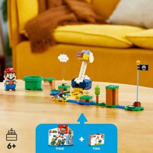 LEGO Super Mario Conkdor's Noggin Bopper Expansion Set 71414, Buildable Toy to Combine with Mario, Luigi or Peach Starter Course, Gift Idea for Kids 6 Plus