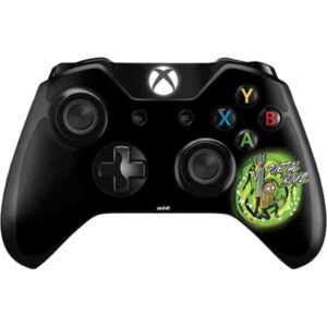 skinit decal gaming skin compatible with xbox one controller - officially licensed warner bros portal boyz design