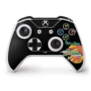 skinit decal gaming skin compatible with xbox one s controller - officially licensed warner bros rick and morty family wagon design