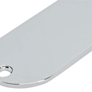 Tele Control Plate .080" thickness NO HOLE - Chrome - screws not included