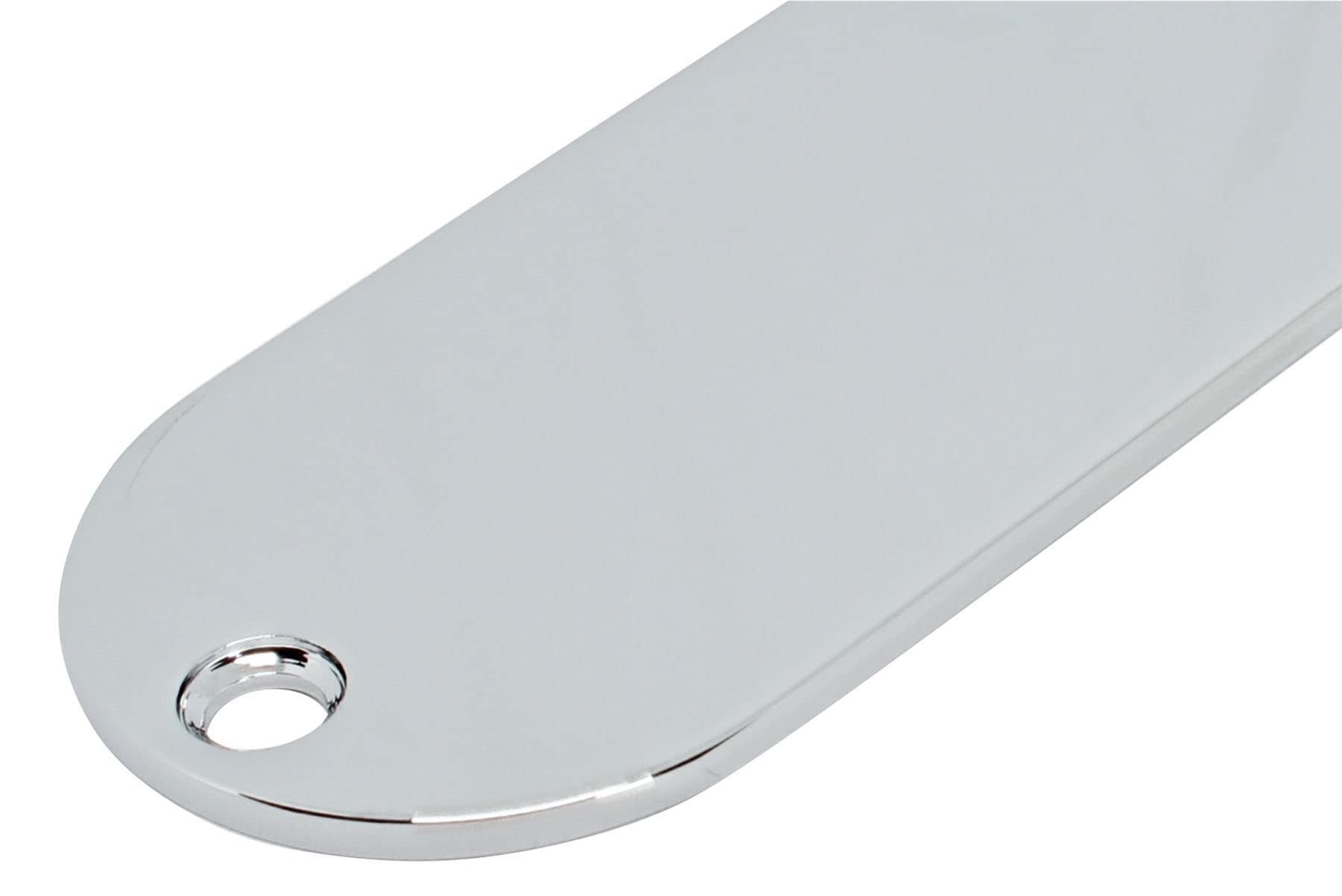 Tele Control Plate .080" thickness NO HOLE - Chrome - screws not included