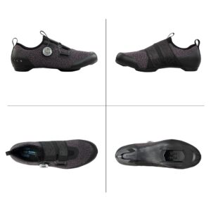 SHIMANO SH-IC501 High Performance Indoor Cycling Shoe, Black, 10-10.5 Women / 8.5-9 Men, (EU 43)