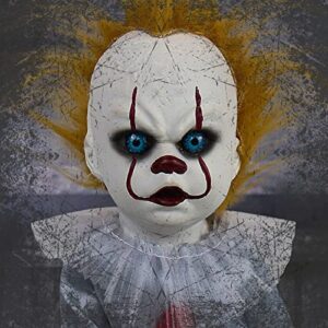 STYLE ON FLEEK Clown Plush Doll Horror Movie Stuffed Toy Figure Scary Terror Halloween Plushies Gifts for Kid Children 5.9' Birthday