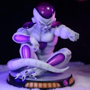 REOZIGN Frieza Figure, DBZ Figures 13cm/5.1inch Frieza Action Figure Sitting Position Statue Collectible Figurines Model Toy Anime Gifts