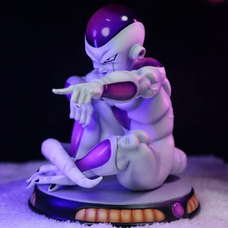 REOZIGN Frieza Figure, DBZ Figures 13cm/5.1inch Frieza Action Figure Sitting Position Statue Collectible Figurines Model Toy Anime Gifts