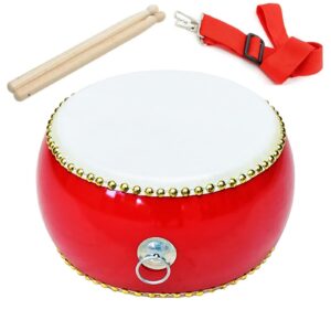 DSQSTMR Drums Percussion Chinese Drum Hand Tambourine Taiko Bongos Musical Gifts Instruments For Kids Sensory Learning Set Little Boy Kids Toys