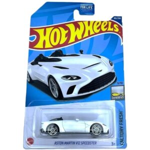 hot wheels 2022 - aston martin v12 speedster - factory fresh 9/10 [white] 183/250