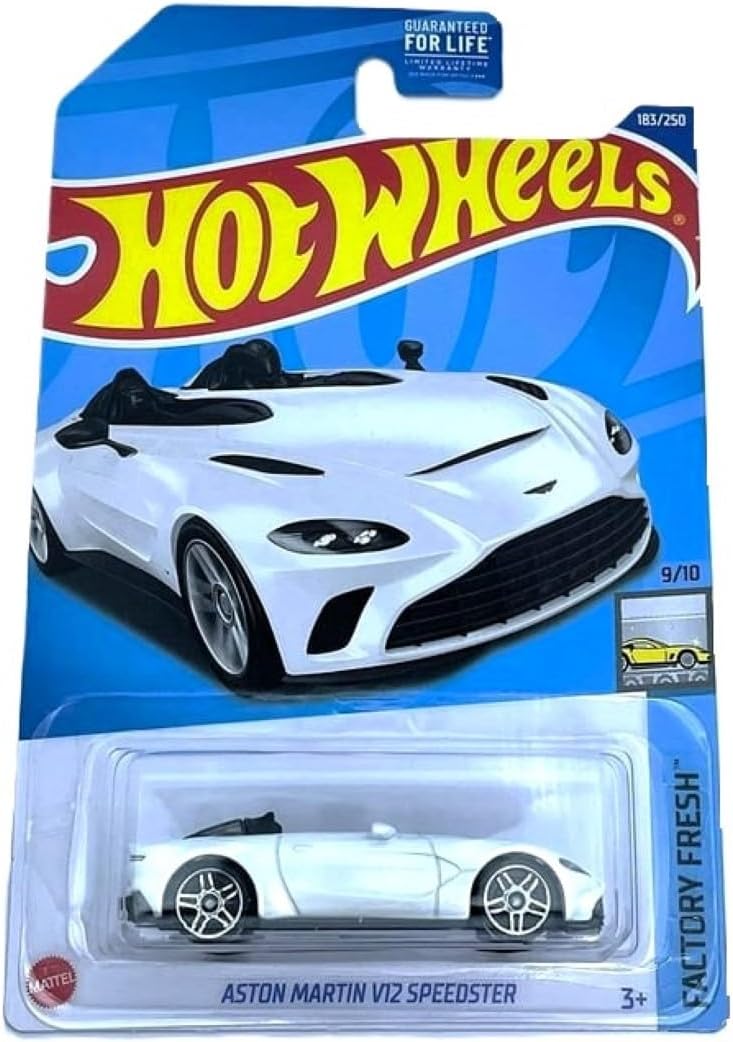 Hot Wheels 2022 - Aston Martin V12 Speedster - Factory Fresh 9/10 [White] 183/250