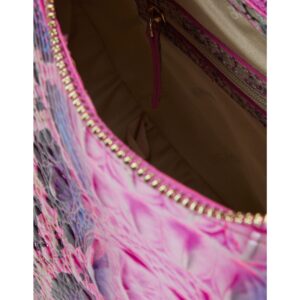 BRAHMIN Ombre Melbourne Bekka Shoulder Bag Pink Cobra One Size