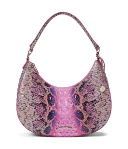 brahmin ombre melbourne bekka shoulder bag pink cobra one size