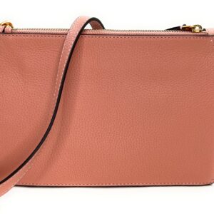 Tory Burch Double Zip Slim Crossbody (Pink moon)