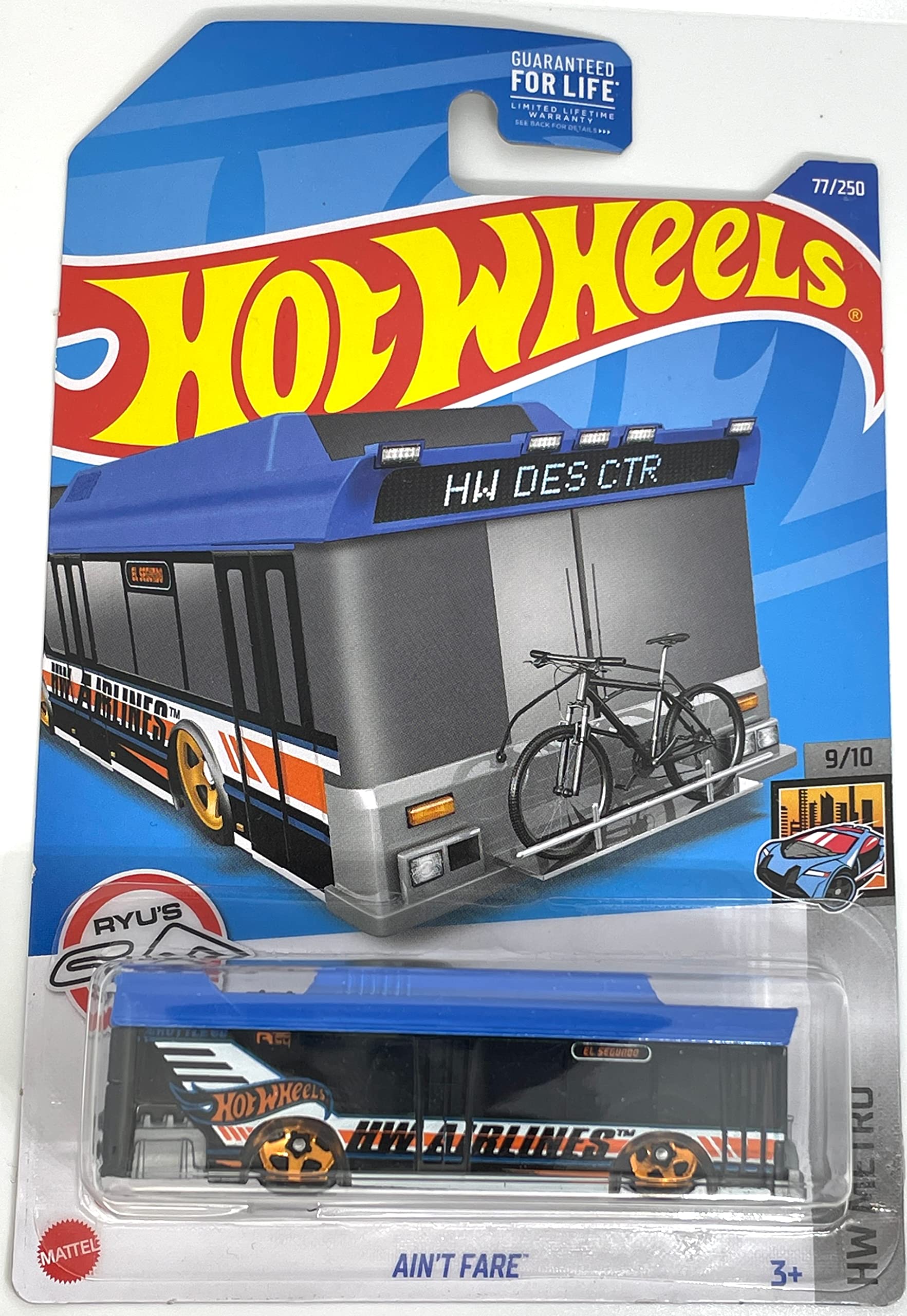 Hot Wheels 2022 - Ain't Fare - HW Metro 9/10 [Blue] 77/250