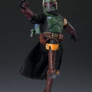 S.H. Figuarts Boba Fett (Star Wars: The Book of Boba Fett) Approx. 6.1 inches (155 mm), AVS, PVC & Fabric, Pre-Painted Action Figure