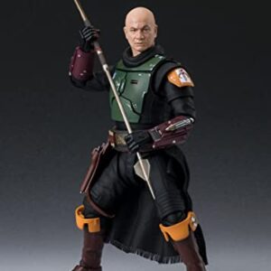 S.H. Figuarts Boba Fett (Star Wars: The Book of Boba Fett) Approx. 6.1 inches (155 mm), AVS, PVC & Fabric, Pre-Painted Action Figure